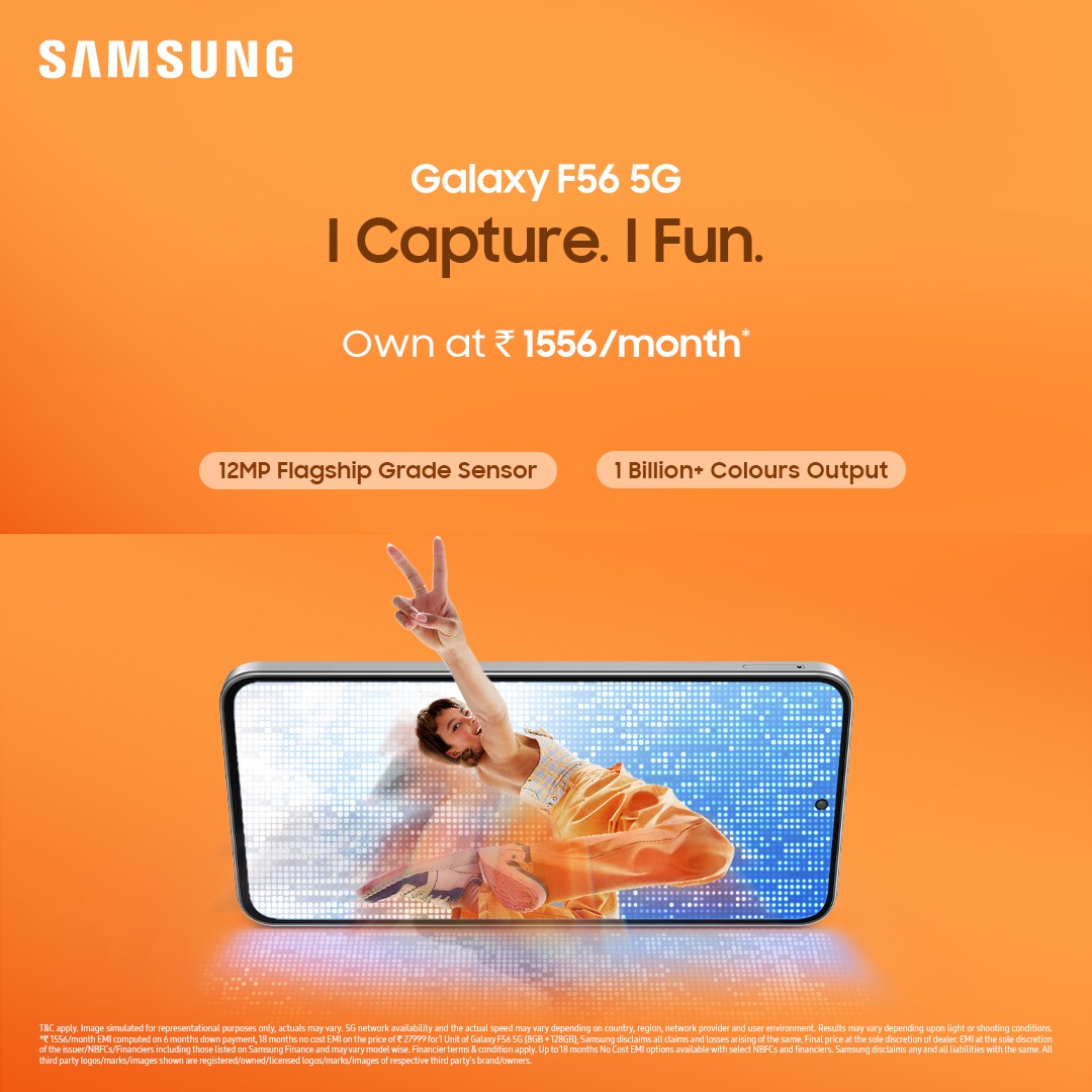 Anu (@itssanu01_) on Twitter photo Let your screen shine as bright as your day. The SamsungGalaxyF56 5G offers top-tier brightness with 1200nits display. samsung.com.#SamsungGalaxyF56 5G #IclickIfun #SlimmestGalaxyF #LoveForGalaxyF56 #Samsung <a href="/SamsungIndia/">Samsung India</a> Let your screen shine as bright as your day. The SamsungGalaxyF56 5G offers top-tier brightness with 1200nits display. samsung.com.#SamsungGalaxyF56 5G #IclickIfun #SlimmestGalaxyF #LoveForGalaxyF56 #Samsung <a href="/SamsungIndia/">Samsung India</a>