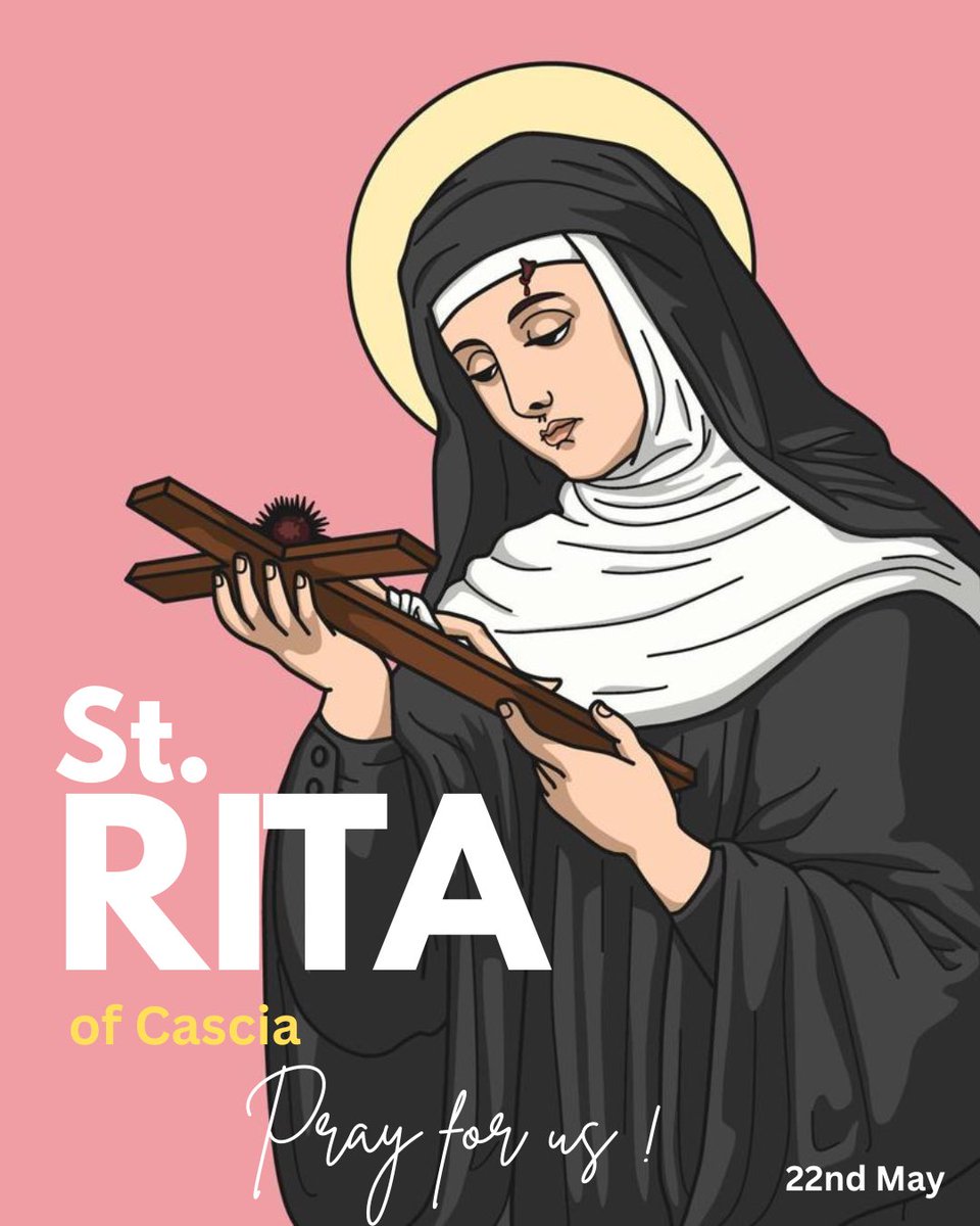 Today is the feast day of St. Rita of Cascia, born in Italy and aspired to become a nun, but was married off to Paolo Mancini, a cruel man with a violent temper. He mistreated her verbally and physically, and had many enemies due to his pursuits of other women. Rita’s influence