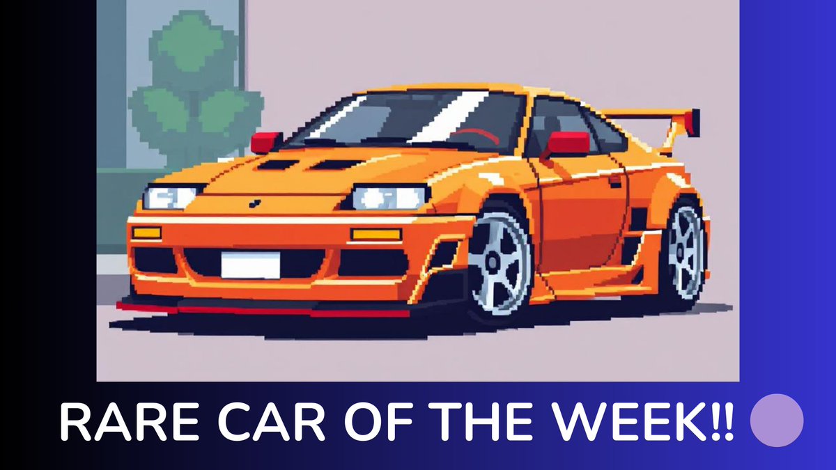 Cryptoverrse's tweet photo. BY👉 @ControlGarage
🟣 RARE CAR OF THE WEEK
Name: "HOSHIRA KAZE 1998"
Rarity: Rare
Edition: 1 of 4

🚨 Available from May 26
🎟️ Open the Whitelist and discover the other cars – (link in the bio)
https://t.co/HCVujMMVoZ

#NFTDrop #RareCar #PixelArtNFT #CryptoGarage #AutoNFT #Web3Collectibles #MintSoon🟣 RARE CAR OF THE WEEK
Name: "HOSHIRA KAZE 1998"
Rarity: Rare
Edition: 1 of 4

🚨 Available from May 26
🎟️ Open the Whitelist and discover the other cars – (link in the bio)
https://t.co/HCVujMMVoZ

#NFTDrop #RareCar #PixelArtNFT #CryptoGarage #AutoNFT #Web3Collectibles #MintSoon