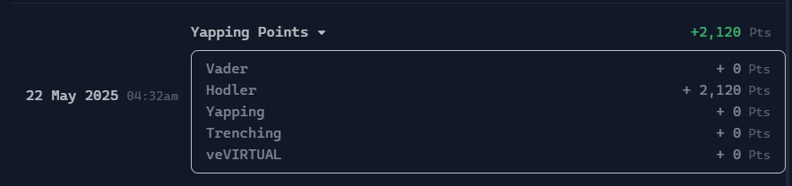 The pie is being divided into smaller pieces... Or the problem from <a href="/KaitoAI/">Kaito AI 🌊</a> <a href="/virtuals_io/">Virtuals Protocol</a>

#YAP #FREE #BASE Virtual Genesis...