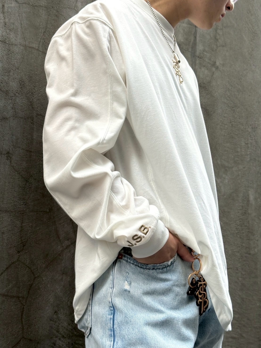 三代目　J.S.B EMB Logo LS Tee 3D EMB Logo LS Tee | J.S.B. | VERTICAL GARAGE OFFICIAL