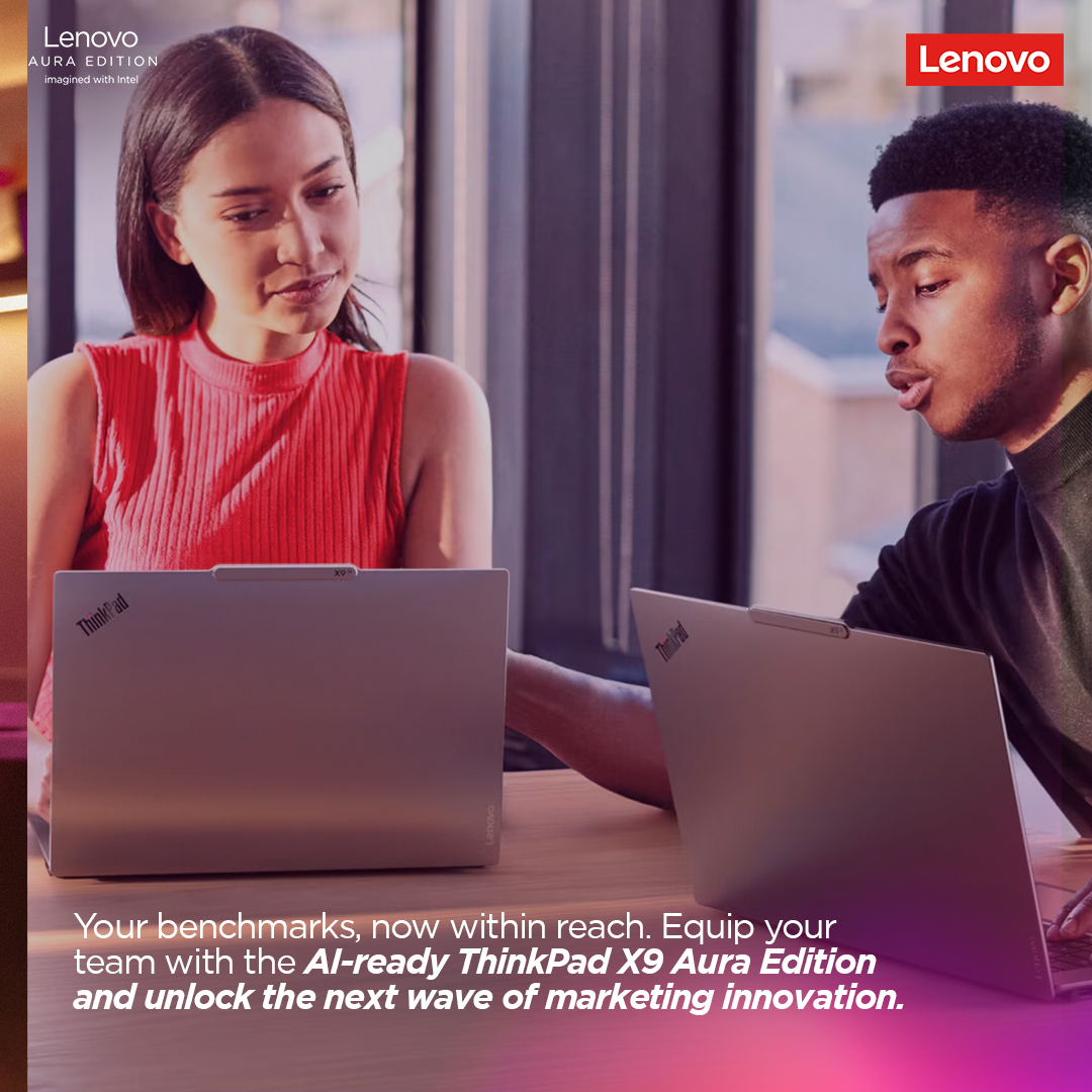 ThinkPad X1 Aura Edition, imagined with Intel is built for modern marketers who demand speed, smarts, and seamless performance. Supercharge campaigns and let AI innovation lead.

Read more: lnv.gy/43nz8Qh 

#Lenovo #SmarterTechnology #ThinkPadX9 #AuraEdition