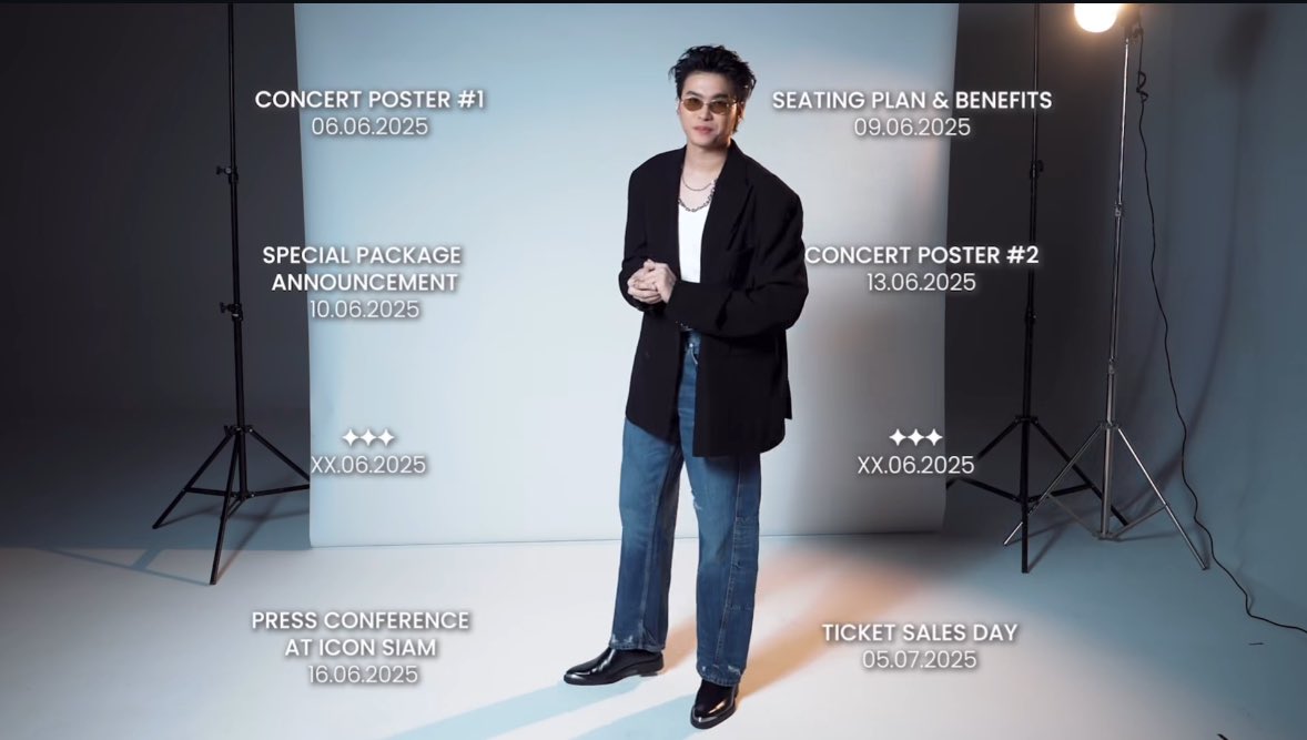 โปสคอน 1            6 มิถุนา
ผัง &amp; เบเนฟิต       9 มิถุนา
แพคเกจ (เดาว่า vip)  10 มิถุนา
โปสคอน 2            13 มิถุนา
แถลงข่าวคอน       16 มิถุนา
ขายบัตร                  5 กรกฎา
วันคอน                    5-6-7 กันยา

schedule เริ่ดๆ บอกละเอียดยิบ ไม่มีกั๊ก

#NONTEP03CONCERT