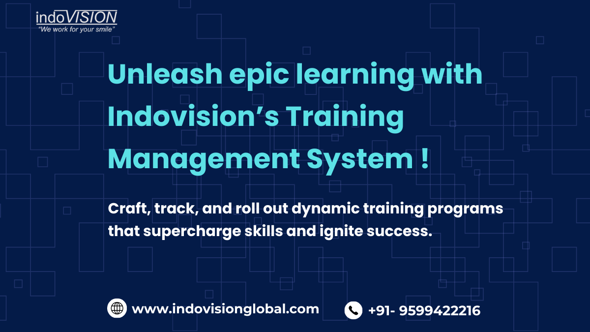 Indovision_S's tweet image. Transform learning with Indovision’s Training Management System!  Design, track, and launch stellar training programs to skyrocket skills and fuel success. Empower your team to shine! 

#Indovision #TrainingWizardry #LevelUp