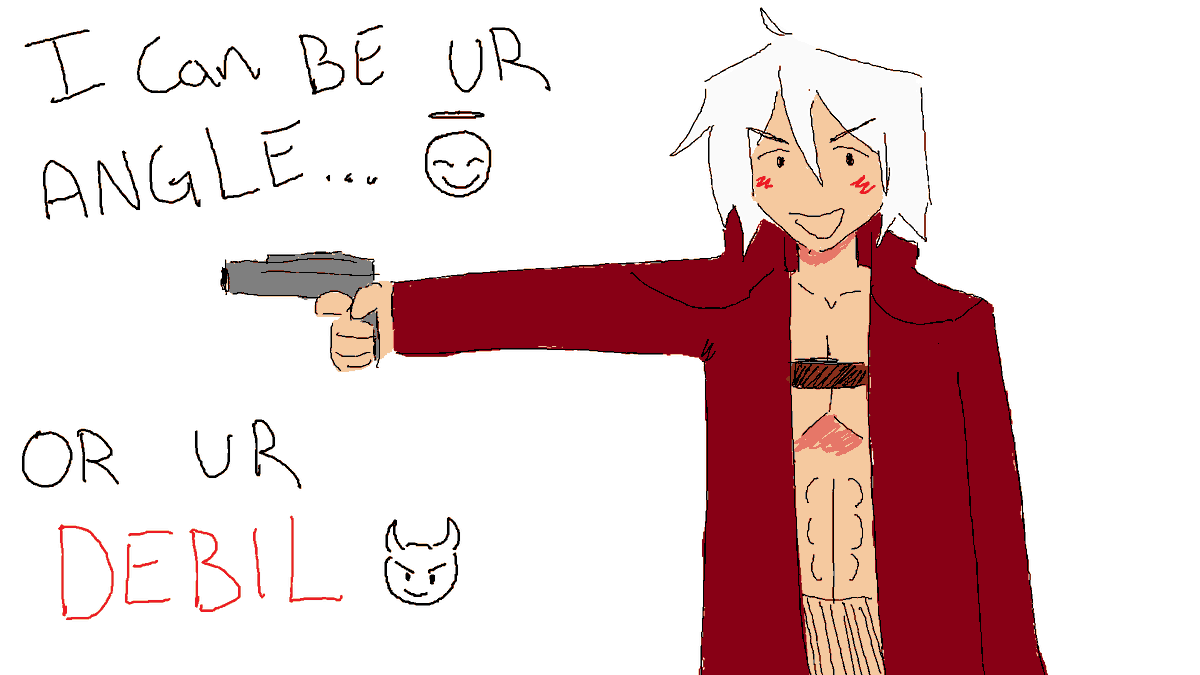 Skepwood's tweet photo. Do you guys like this one?

#dmc #devilmaycry #dmcdante https://t.co/GM6c1UcMIE