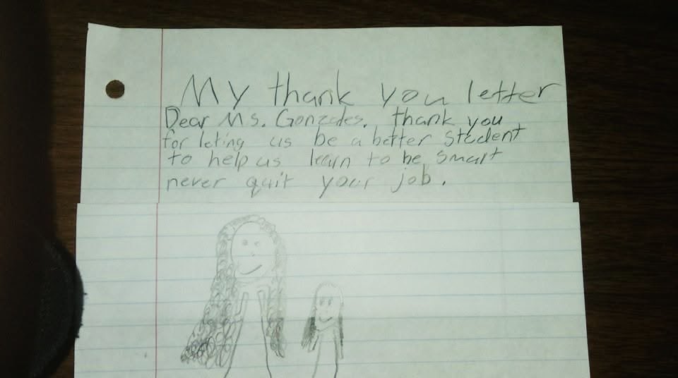 Great seeing my second graders walk their elementary hallways one last time before high school graduation! 10 years went by in a flash. I made sure to let the writer of my thank you letter from 2015 know that I had not quit my job! <a href="/NISDPassmore/">Passmore Elementary</a>