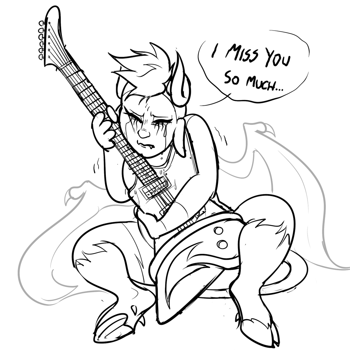 When your self-proclaimed God husband isn't so immortal after all (don't worry they get a happy ending, it's not this)