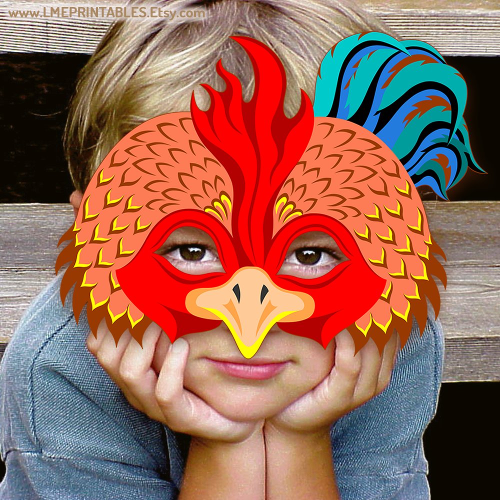 lmeprintables's tweet image. Rooster Mask Printable Carnival Costume Chicken Farm Animal Easter Halloween Kid Adult Party Easter Bird Thanksgiving Turkey Hen Birthday etsy.me/3Si2VF0 via @Etsy #roostermask #roostercostume #animalmasks #partyfavor #birthdayideas #birdmask #schoolactivityforkids #masks