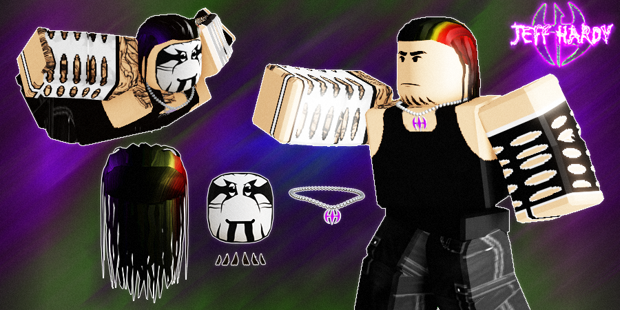 Brand new Hardy attire just dropped! Check it out in our experience "Wrestling Outfits by Ring Ready"!
roblox.com/games/12852951…
#RobloxDev #UGC #Smackdown #WWERaw #WWE #SNME