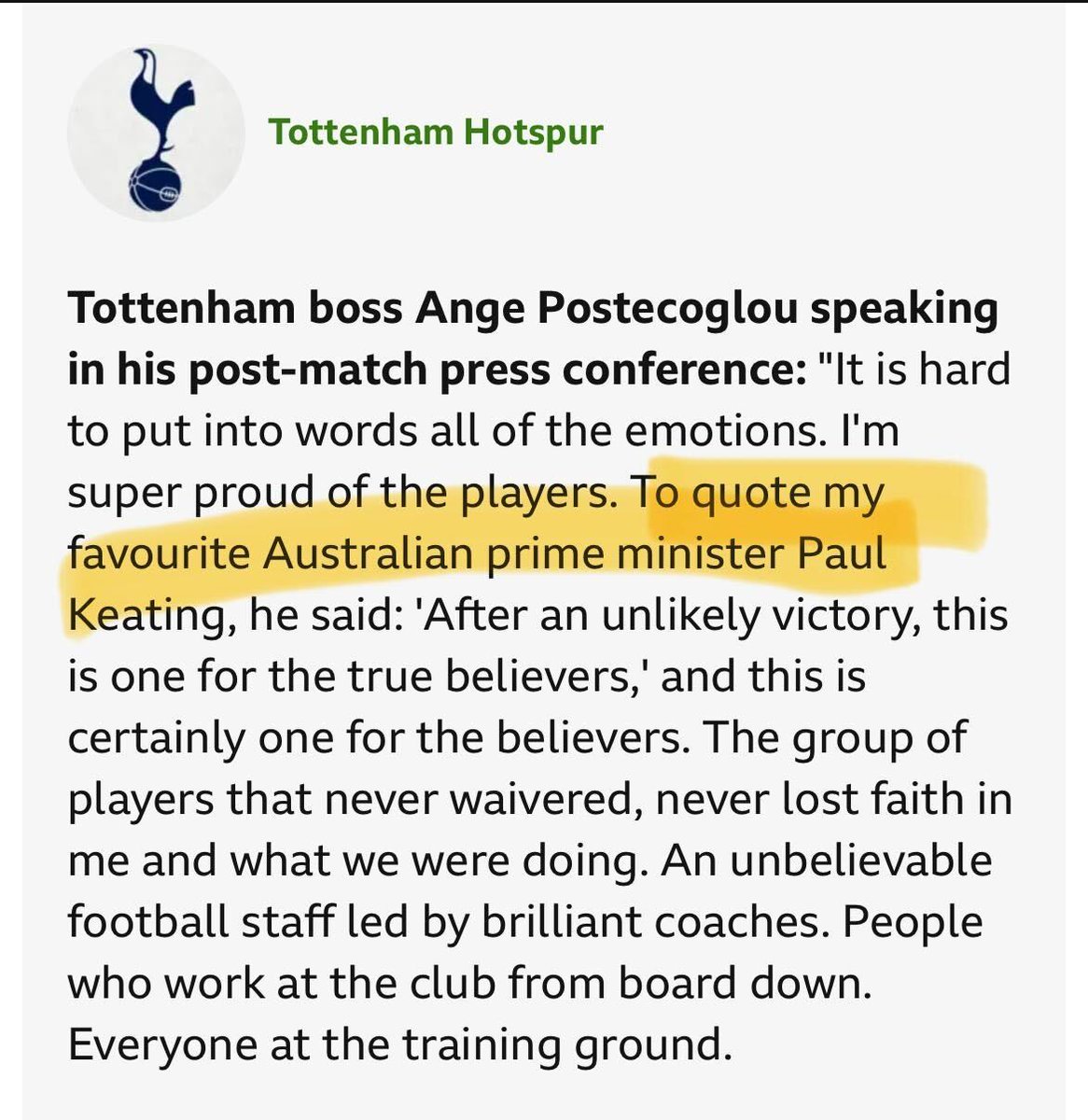 my disdain for spurs has been vindicated once again