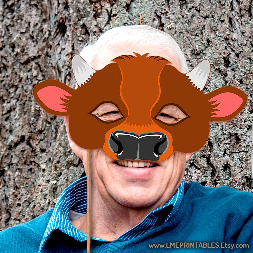 lmeprintables's tweet photo. Cow Printable Mask Costume Halloween Brown Animal Farm Heifer Animal Bull Carnival Party Favor Props Birthday Paper School Craft Kid Adult https://t.co/7SrgY6tmua via @Etsy #cowmask #cowcostume #lastminutecostumes #farmpartyideas #partyfavor #schoolactivities #schoolcrafts #masks https://t.co/nZtGcvzKWa