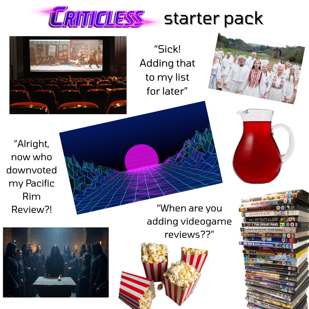 Criticless starter pack

#starterpack #MovieReview #culture