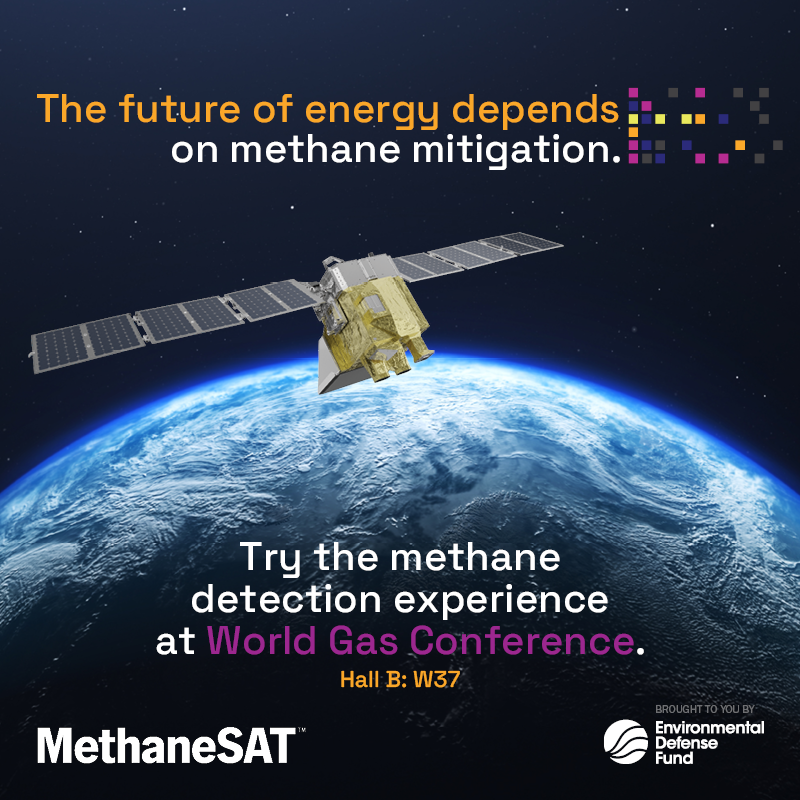 Making waves at #WGC2025, visit <a href="/EnvDefenseFund/">EDF</a>  at Booth B-W37 for expert talks, an interactive methane demo and insights on real-world solutions.

#MethaneSAT #EnergyTransition #EDF #Beijing2025