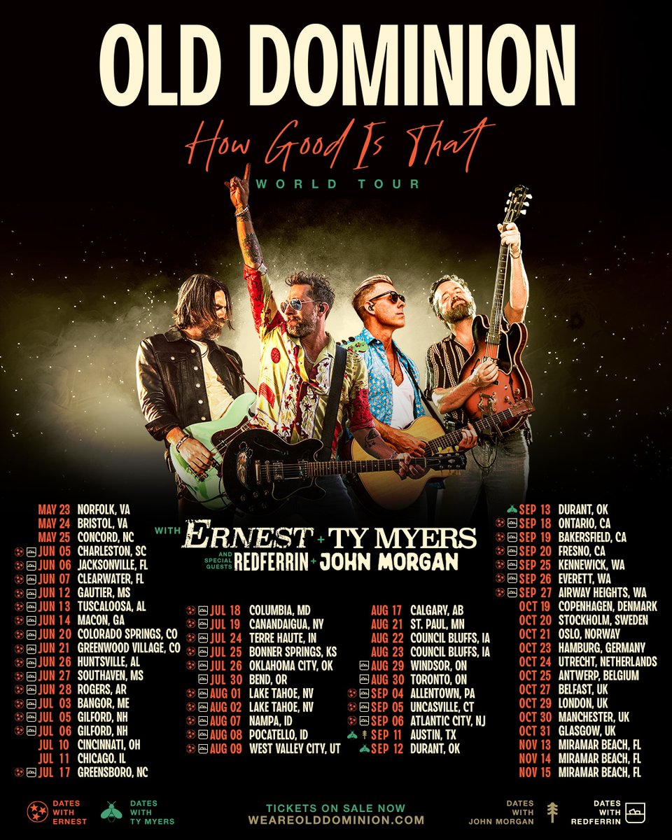 Blake Redferrin (@redferrin) on Twitter photo All shows are on sale now! Grab your tickets at Redferrin.com/tour, Thanks to the <a href="/OldDominion/">Old Dominion</a> boys for having me. Can’t wait to see you out there 🔥 All shows are on sale now! Grab your tickets at Redferrin.com/tour, Thanks to the <a href="/OldDominion/">Old Dominion</a> boys for having me. Can’t wait to see you out there 🔥