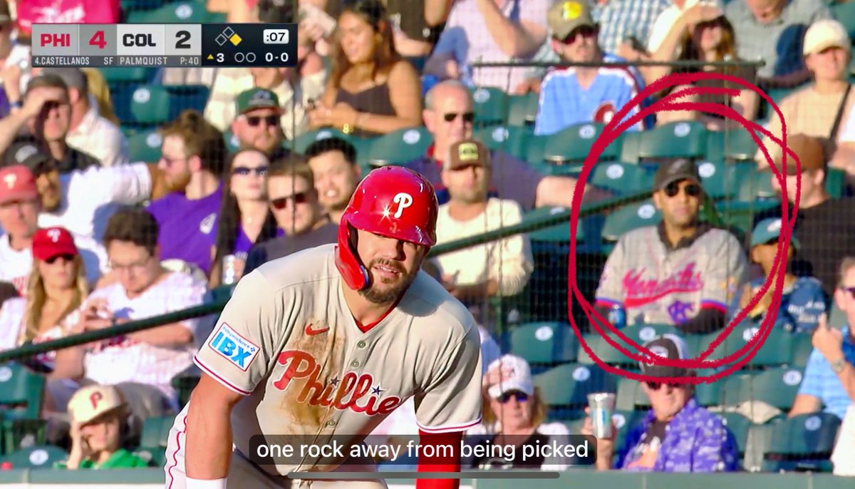 Montreal_Hohhot's tweet photo. Expos jersey again spotted in Denver!! 🚨
Appears to be the same guy this time with the away jersey! #respect #expos4ever https://t.co/u6I2iW0tjw
