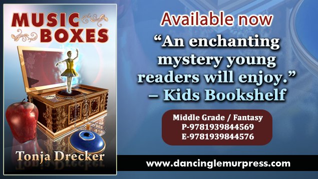 Tonja Drecker / Bookworm for Kids (@tdrecker) on Twitter photo Suggested as a great campfire read by BNKids... Music Boxes #mg #kidlit #mystery #magic #ballet
<a href="/DancingLemurPre/">Dancing Lemur Press</a>
amazon.com/Music-Boxes-To… Suggested as a great campfire read by BNKids... Music Boxes #mg #kidlit #mystery #magic #ballet
<a href="/DancingLemurPre/">Dancing Lemur Press</a>
amazon.com/Music-Boxes-To…