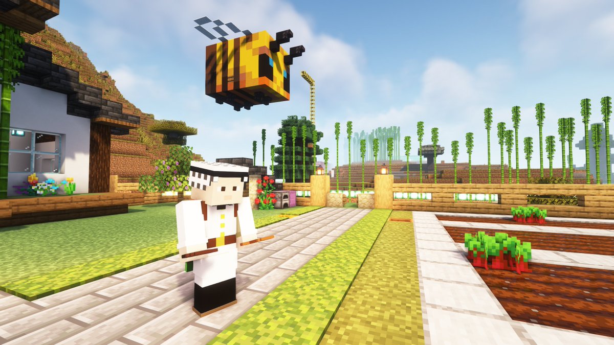 🐝 Morning in the pixel countryside — bees buzzing, crops growing, and me farming with purpose. Just another wholesome day in-game.