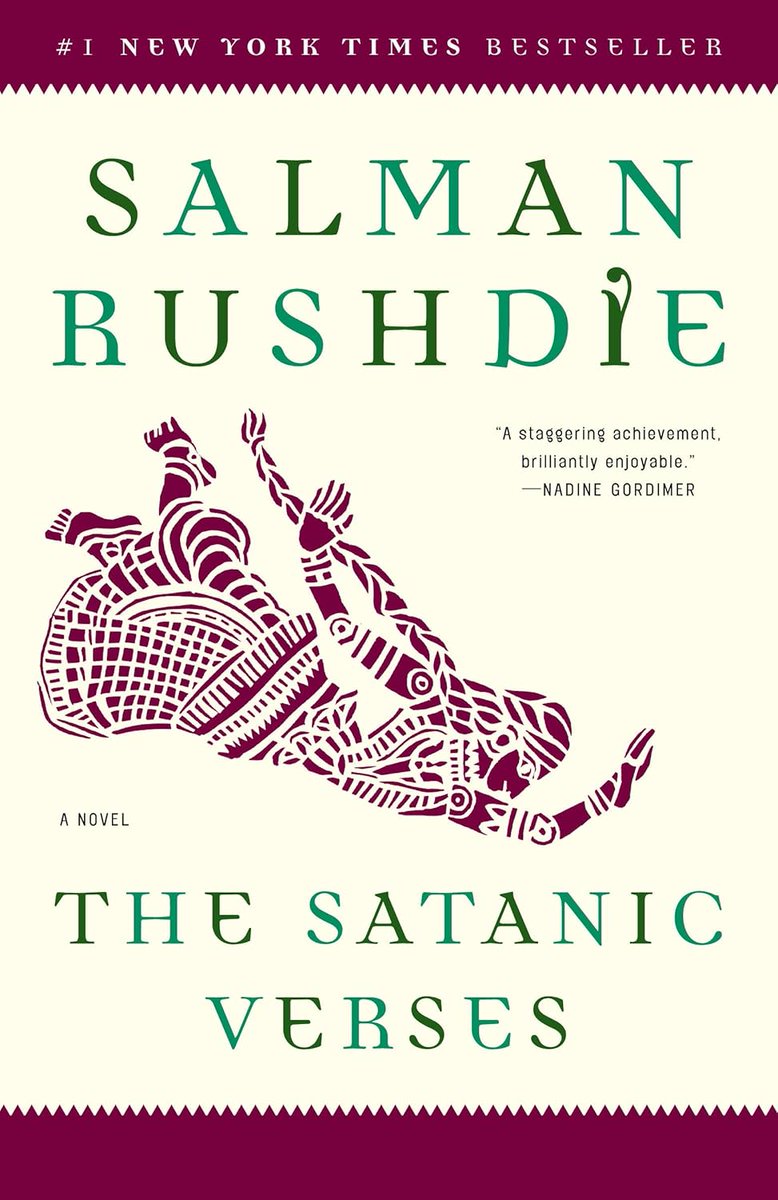 gregmcantwell's tweet image. Bite-Sized Book Reviews: "The Satanic Verses" by Salman Rushdie is filled with his trademark magical realism and it moves so rapidly between different perspectives and realities it makes your head spin. But he finds a way to bring each story to a satisfying end. A challenging…