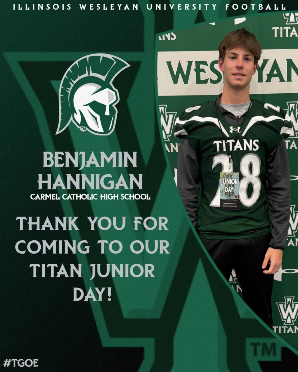 Thank you <a href="/CoachHolte/">Tyler Holte</a> <a href="/CoachMurray_IWU/">Mike Murray</a> <a href="/ZavierBarnes09/">Coach Barnes</a>  for inviting me to the Junior Day visit! I enjoyed visiting the campus and learning about the strong culture of the school and the football team. I look forward to coming back! <a href="/Jmack37/">Jason McKie</a> <a href="/CorsairsFB/">Carmel Football</a>