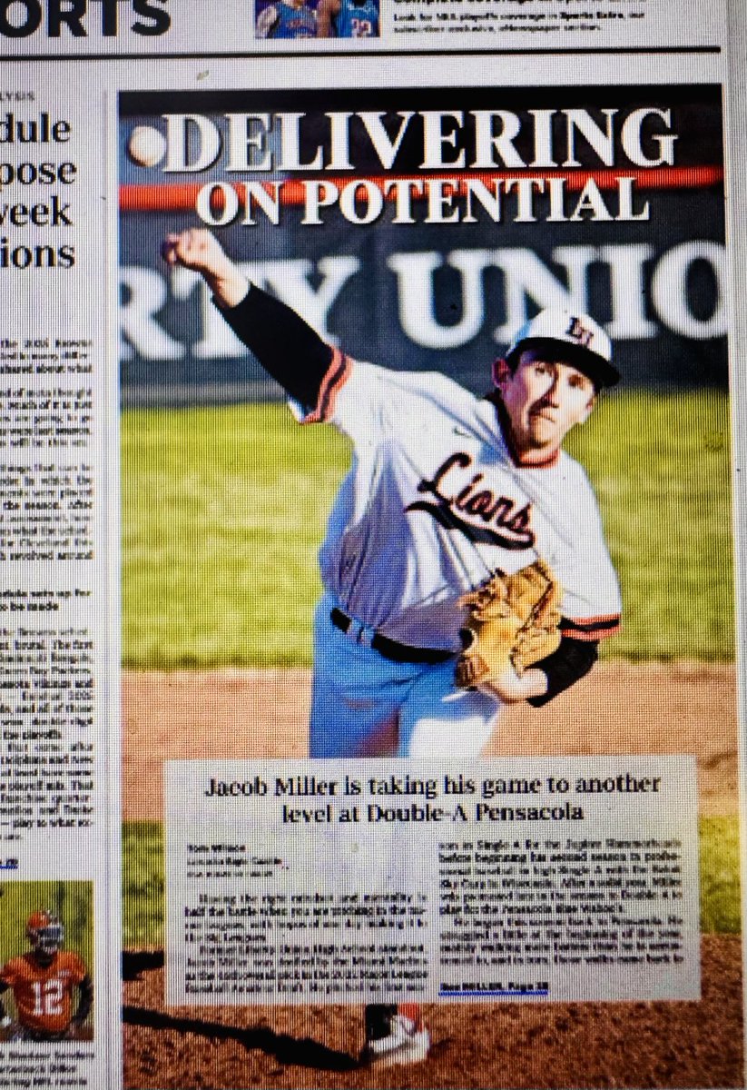 Thomas Wilson (@twil2323) on Twitter photo My feature story on Jacob Miller in today’s Eagle-Gazette. He is taking his game to another level. <a href="/Jmills_9/">jacob miller</a> <a href="/lulionbaseball/">Liberty Union Baseball</a> <a href="/LULions/">Liberty Union Lions</a> My feature story on Jacob Miller in today’s Eagle-Gazette. He is taking his game to another level. <a href="/Jmills_9/">jacob miller</a> <a href="/lulionbaseball/">Liberty Union Baseball</a> <a href="/LULions/">Liberty Union Lions</a>