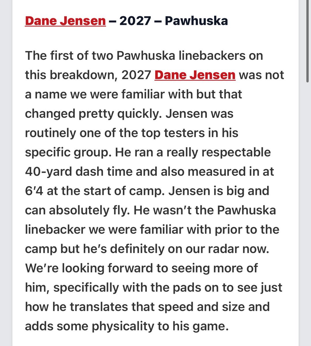 Thank you prep Redzone for the article