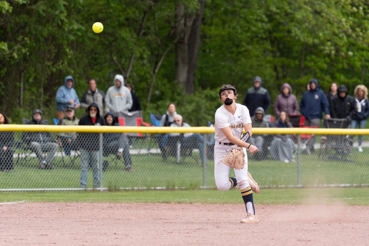 Game action. Picture credit to AP softball alum and Plattsburgh player Emma Deo. 
#Warriors