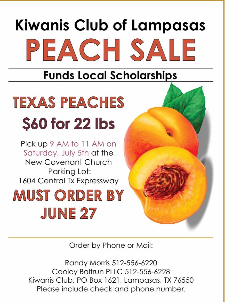 BadgerHS_Prin's tweet image. Help support the Kiwanis Club by buying a box of peaches. If you would like a box or two, give me a call at 512-921-2470.