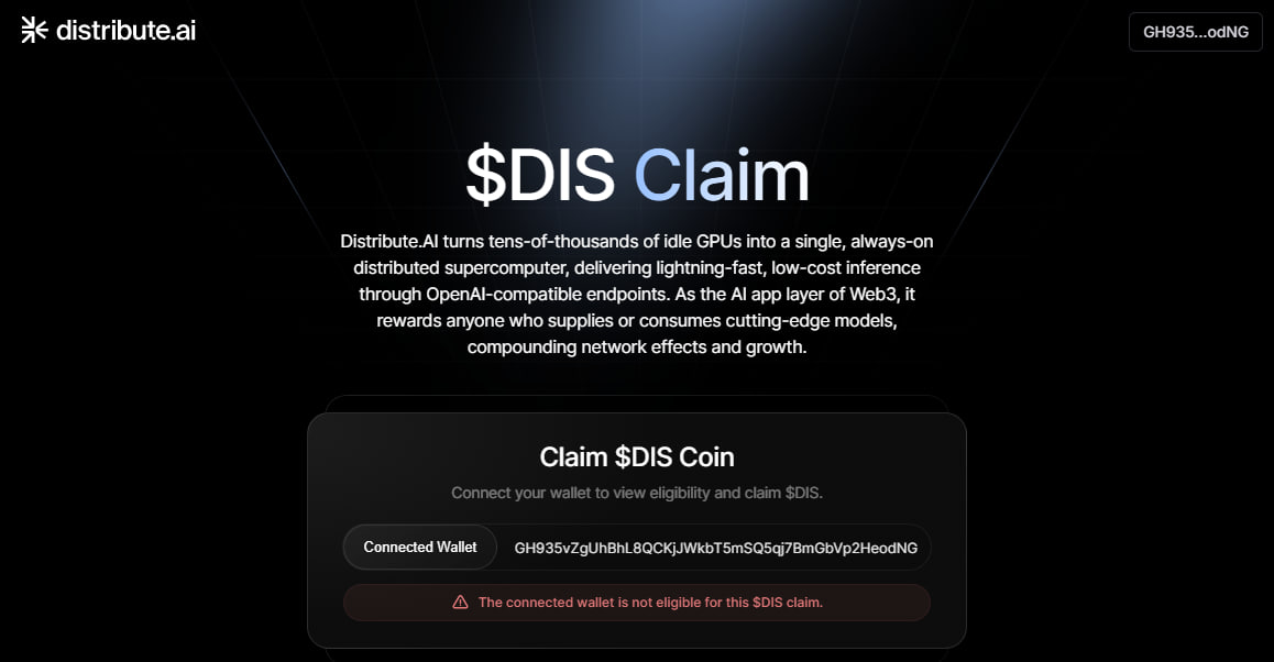 domingocaleb23's tweet photo. $DIS @distributeai , can you guys revisit the eligible providers. Been mining since Oasis times. I felt really bad when I saw that I am not eligible. https://t.co/KZzyDX2rIH