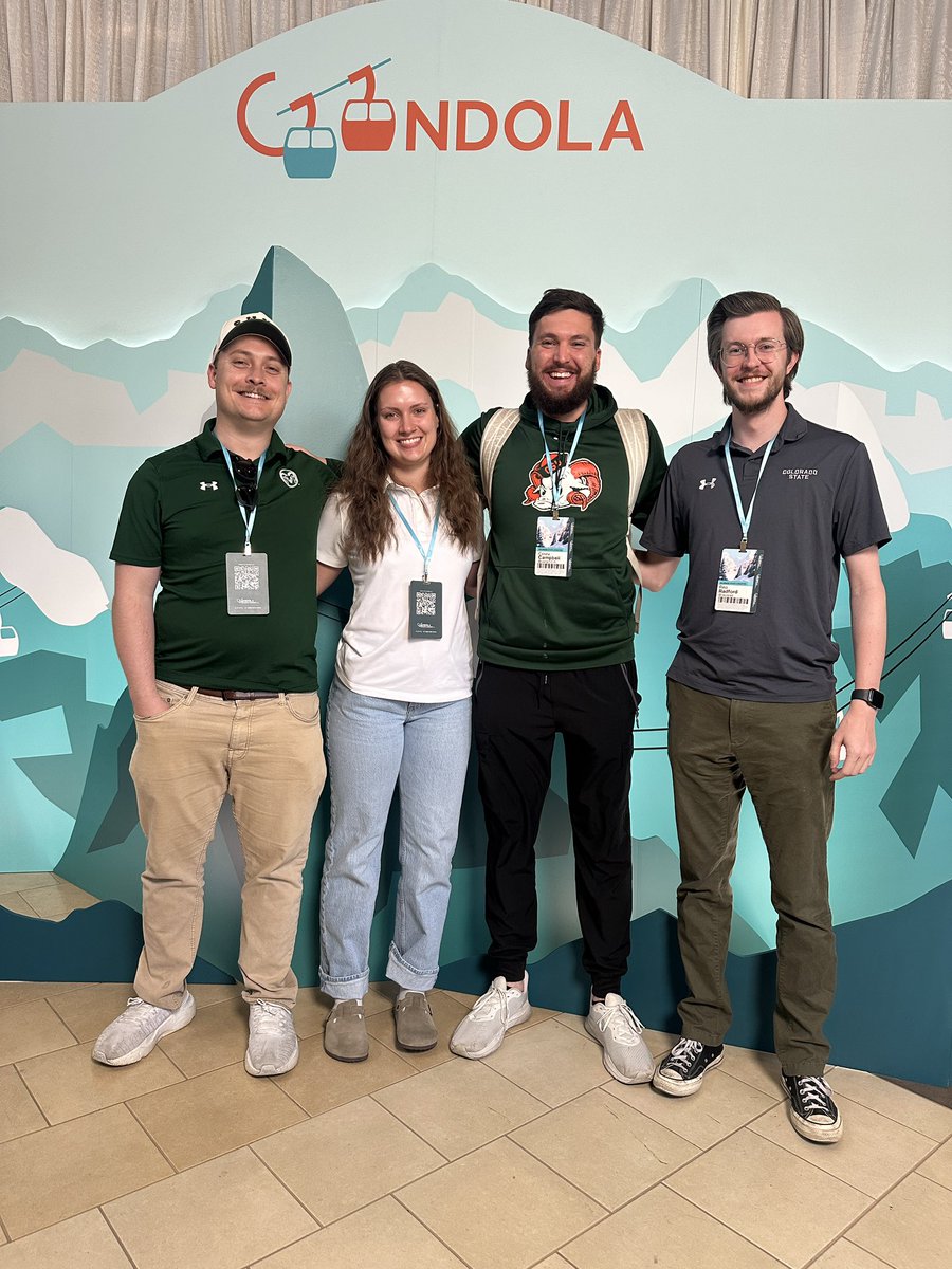 _BrandonRandall's tweet photo. Grateful for an incredible experience at the #SportsSummit25 with @ongondola!

Energized by the people + perspectives &amp; looking forward to the future with our @CSURams team! 🐏 https://t.co/AIrnoTzUyU