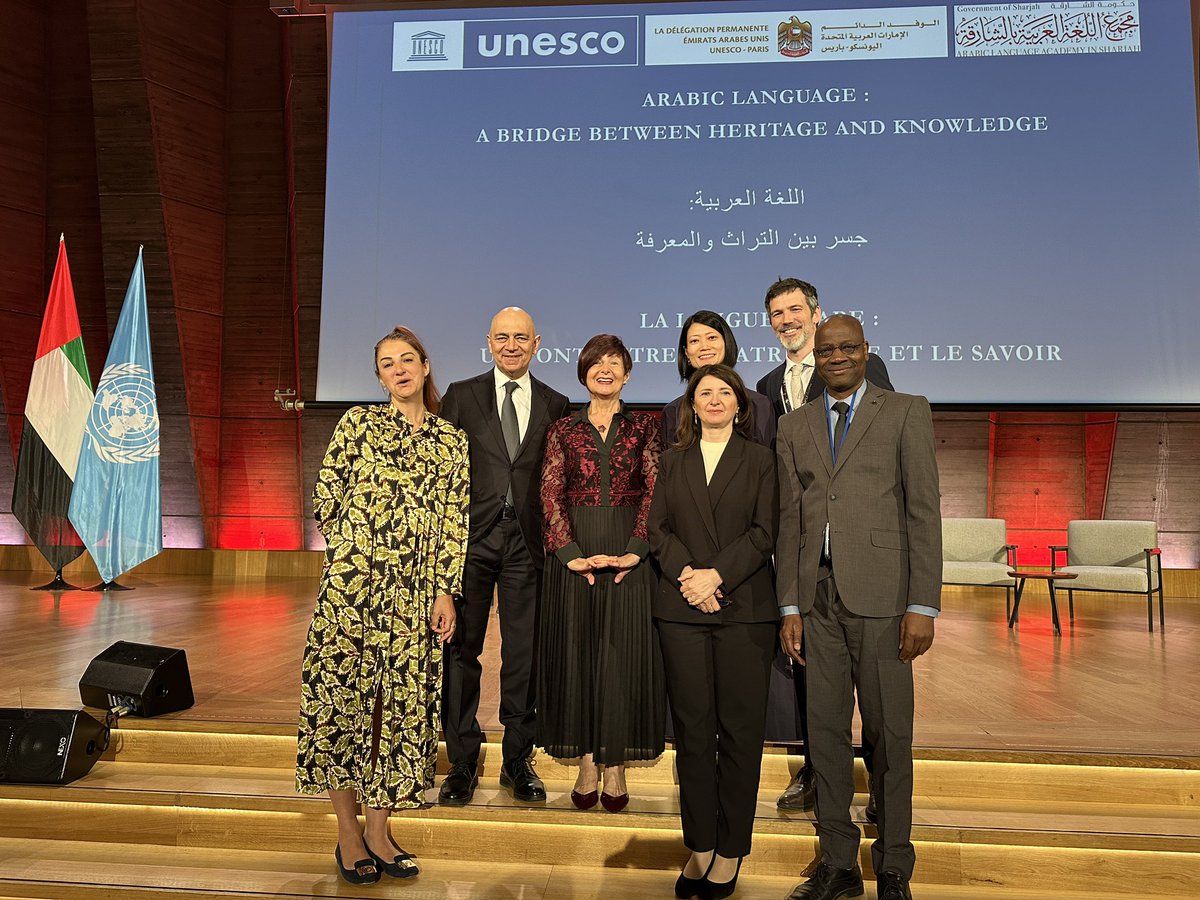 President of the General Conference of UNESCO (@pgc_of_unesco) on Twitter photo Today, my dream came true: a historic partnership between <a href="/UNESCO/">UNESCO 🏛️ #Education #Sciences #Culture 🇺🇳</a> and Sharjah, UAE will enable the digitization of 95% of UNESCO’s Archives.
I am deeply grateful to H.H. Sheikh Dr. Sultan bin Muhammed Al Qasimi, Ruler of Sharjah and to H.E.<a href="/AliAbdullaAlhaj/">Ali Alhaj Al Ali علي الحاج آل علي</a> for their generosity. Today, my dream came true: a historic partnership between <a href="/UNESCO/">UNESCO 🏛️ #Education #Sciences #Culture 🇺🇳</a> and Sharjah, UAE will enable the digitization of 95% of UNESCO’s Archives.
I am deeply grateful to H.H. Sheikh Dr. Sultan bin Muhammed Al Qasimi, Ruler of Sharjah and to H.E.<a href="/AliAbdullaAlhaj/">Ali Alhaj Al Ali علي الحاج آل علي</a> for their generosity.
