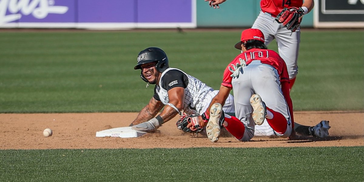 #WACTournament FINAL: <a href="/GCU_Baseball/">Grand Canyon Baseball</a> 7, <a href="/UtahTech_BASE/">Utah Tech Baseball</a> 6.

WP - Higginbottom (6-0); LP - E Gardner (1-1); SV - Walter Quinn (11).

Eddy Pelc: 2-3, R, 2 RBI, BB, SB.
Carson Ohland: 1-1, R, pinch hit RBI 2B.
Dakoda West: 5 IP, 4 H, 2 ER.
Levi Randall: 3-4, 3 R, 2B.