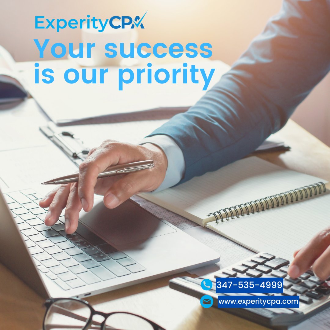 experitycpa's tweet image. 📅 Get pristine financials, easy year-end tax returns and lower taxes for your business.
Leave the numbers to us - ExperityCPA, your trusted accounting and tax services provider.
📲 347-535-4999
#taxes #tax #taxseason #incometax #taxpreparer #taxrefund #accountant