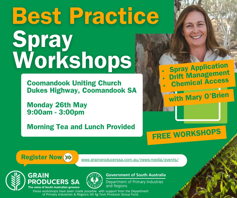 FREE SPRAY WORKSHOPS WITH MARY O'BRIEN: Next week we're running another series of best practice spray workshops, led by renowned expert <a href="/spraydriftgirl/">Mary O'Brien</a>, who will provide practical, science-backed guidance on reducing the risk of spray drift and managing hazardous inversions. The