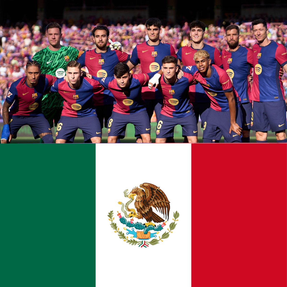 ¡VIENE EL BARCELONA! 🇲🇽😍

Barcelona tendrá un amistoso en México a final de temporada 

🗞️ Diario As