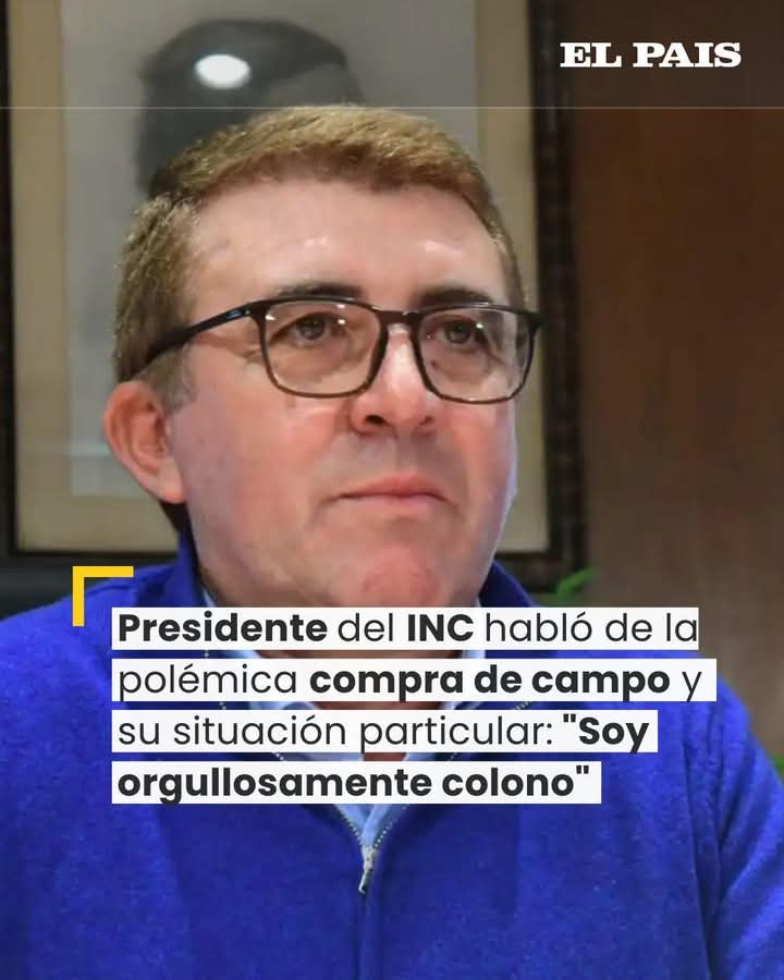 SantiagoMorait2's tweet photo. El presidente del @INC_Uruguay, Eduardo Viera, renunciará a su condición de colono y se mantendrá al frente del organismo. El Pte @OrsiYamandu reafirmó la compra de las 4.404 has en Florida, que serán destinadas a la lechería. Esta es la línea que seguirá el @INC_Uruguay https://t.co/VzUzU51snp