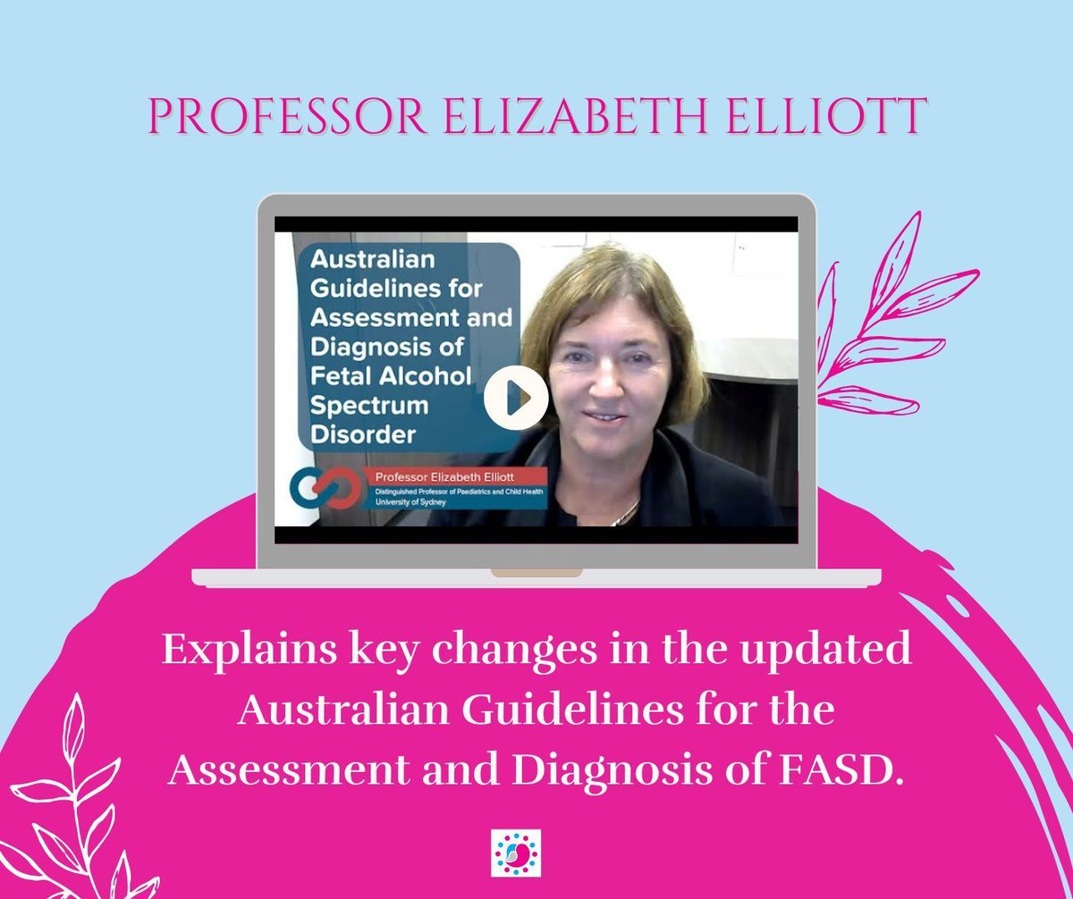 NOFASDAustralia's tweet photo. Prof Elizabeth Elliott, Chair of FASD Hub &amp; NOFASD Board member explains key changes in the updated Australian Guidelines for the Assessment and Diagnosis of Fetal Alcohol Spectrum Disorder, which build upon the 2016 Australian Guide to Diagnosis of #FASD.
https://t.co/f4gpCwAFEZ https://t.co/5kUI3MvhCW