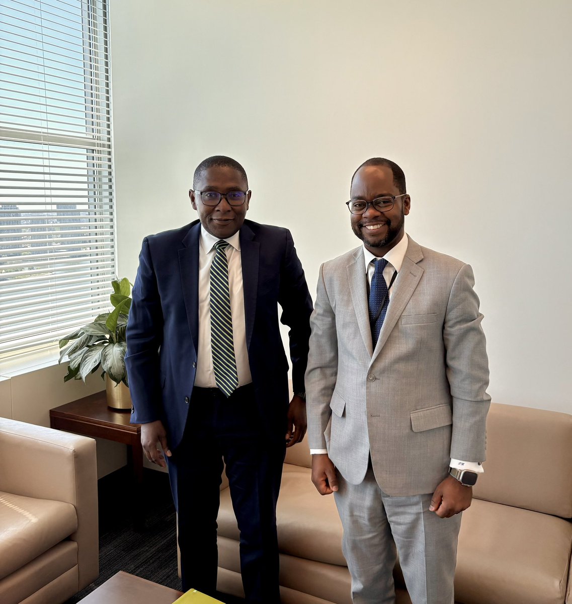 Themba Kalua (@thembakalua) on Twitter photo Grateful for the opportunity to brief ASG <a href="/SelwinHart/">Selwin Hart</a>, Special Adviser to the UN Secretary-General on Climate Action and Just Transition, on implementation of the Pact for the Future — and to explore synergies for collaboration with his office. Grateful for the opportunity to brief ASG <a href="/SelwinHart/">Selwin Hart</a>, Special Adviser to the UN Secretary-General on Climate Action and Just Transition, on implementation of the Pact for the Future — and to explore synergies for collaboration with his office.