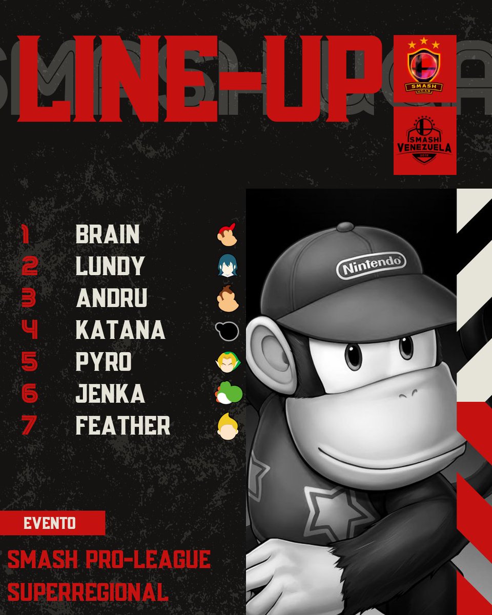 NUESTRO LINE-UP UCABISTA PARA ASALTAR EL SUPERREGIONAL 💪⚔️

Nos vemos el sábado 👀