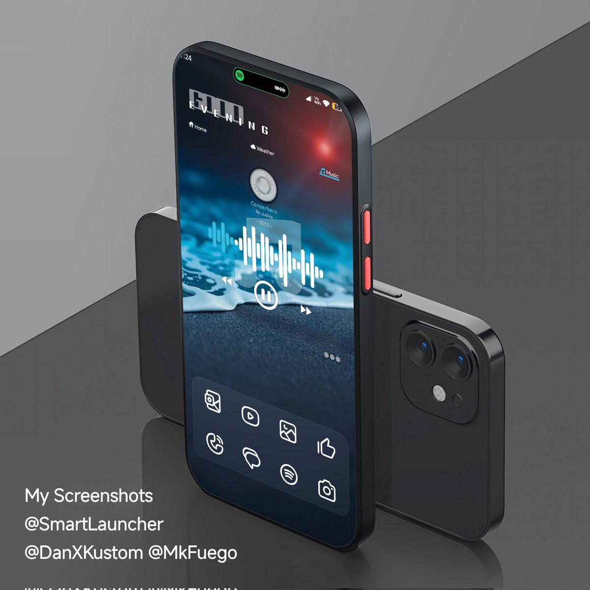 DanXKustom's tweet photo. Good Day friends
My Screenshot
@SmartLauncher
Widgets and Wallpaper ๐๐พ by me ๐๐พโโ๏ธ @MkFuego
Icons #NyonLight by @lkn9x
Mockup by @nalankang1
#KWGT #myhomescreen #Android #Xiaomi #HyperOs https://t.co/SgsAEspOy0