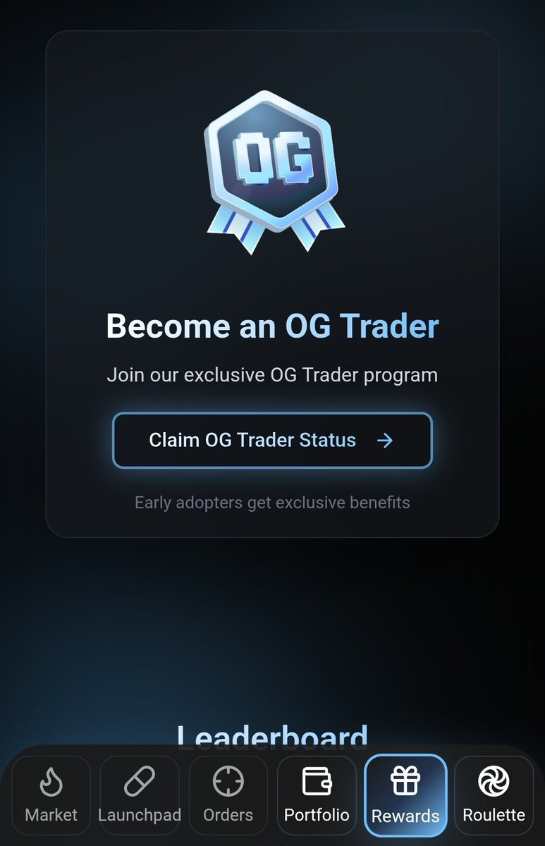 去领取一下链上交易平台 <a href="/o1_exchange/">o1.exchange</a>
的OG徽章
除了有徽章领取，还有积分奖励，以及每天转盘可获得usdc奖励（但是该奖励在平台内，能否变现还不知道，先领了再说）
链接🔗
o1.exchange/@hzkj99
步骤
1 用谷歌账号登陆，然后点击rewards领取徽章
2 前往roulette进行转盘，可获得usdc
<a href="/GiveRep/">GiveRep</a>