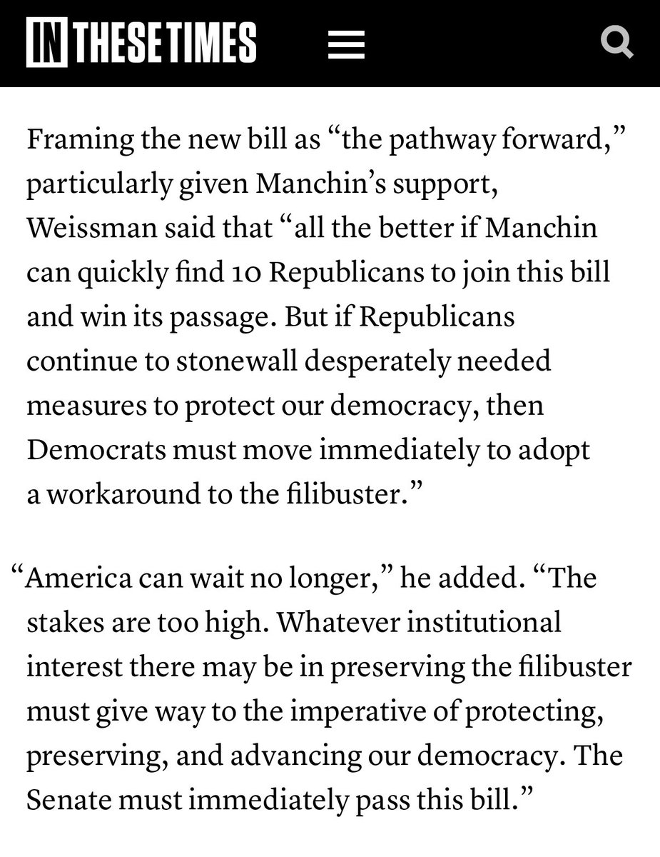 Change of heart re: partisan overreach and chaos