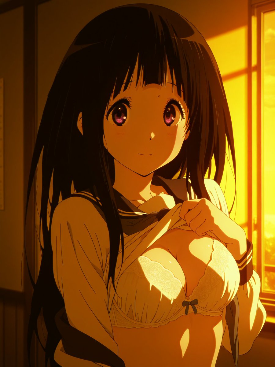 aidoujinx's tweet photo. Chitanda Eru 😮

#ai #aiart #animeaiart #chitandaeru #aidoujin #fakeanime https://t.co/w3BhFb0pXg