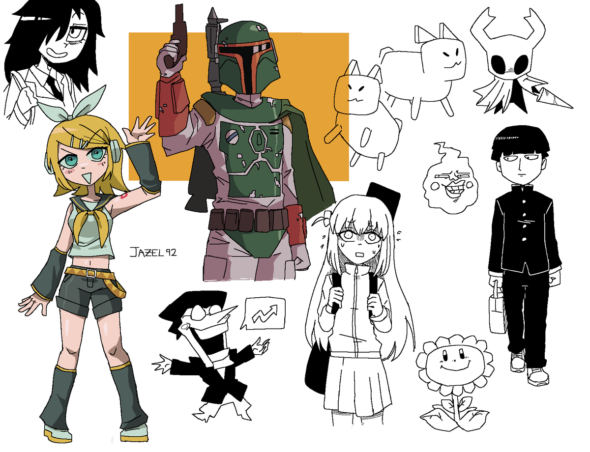 Jazel92's tweet photo. Doodles de las historias 
#digitalart #art #drawing https://t.co/pRN54blNj2