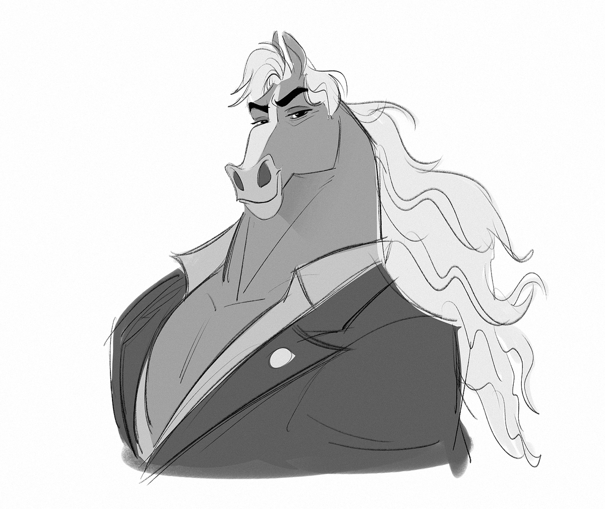 what's with this... horse?
imagine if he is the villain