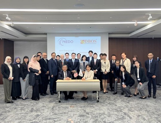 nedo_info_en's tweet image. [Topics📸]On May 13, NEDO welcomed a delegation from Malaysia’s DBOS and exchanged views on: 
🔹 Organizational overviews &amp;amp; current projects
🔹 Green Innovation Fund
🔹 Renewable energy
🔹 International collaboration
nedo.go.jp/english/whatsn…
#NEDO #DBOS #GreenInnovation 🌱