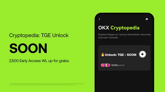 GOBINO (@gobinonft) on Twitter photo GOBINO X OKX IDO WL Giveaway (4 spots)
🎁Reward: $SOON OKX IDO WL (4 spots)
1. follow <a href="/gobinonft/">GOBINO</a> <a href="/okx/">OKX</a> <a href="/soon_svm/">SOON - Solana Optimistic Network (Mainnet Arc)</a>
2. ♥️& RT & Reply on this post
3. Submit google form forms.gle/vfbh8mVn9w4VsX…
You need to prepare OKX Wallet!
If you need to Sign up OKX
→ GOBINO X OKX IDO WL Giveaway (4 spots)
🎁Reward: $SOON OKX IDO WL (4 spots)
1. follow <a href="/gobinonft/">GOBINO</a> <a href="/okx/">OKX</a> <a href="/soon_svm/">SOON - Solana Optimistic Network (Mainnet Arc)</a>
2. ♥️& RT & Reply on this post
3. Submit google form forms.gle/vfbh8mVn9w4VsX…
You need to prepare OKX Wallet!
If you need to Sign up OKX
→
