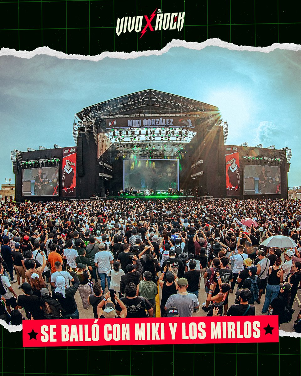 Festival VIVO X El ROCK (@vivoxelrock) on Twitter photo ¡Dos leyendas que nos pusieron a bailar!
Nunca superaremos haber visto a <a href="/MikiGonzalezPe/">Mikongo</a> y a <a href="/losmirlos/">Los Mirlosᅠᅠᅠᅠᅠᅠᅠᅠᅠᅠᅠᅠᅠᅠᅠᅠᅠᅠᅠᅠᅠᅠᅠᅠᅠᅠᅠᅠᅠᅠᅠᅠᅠᅠᅠ</a> en Vivo X el Rock 2025, en un show legendario que quedará para la historia 🤘🏼🔥
#vivoxelrock
#vivoxelrock2025
#vivoxelrock2026 ¡Dos leyendas que nos pusieron a bailar!
Nunca superaremos haber visto a <a href="/MikiGonzalezPe/">Mikongo</a> y a <a href="/losmirlos/">Los Mirlosᅠᅠᅠᅠᅠᅠᅠᅠᅠᅠᅠᅠᅠᅠᅠᅠᅠᅠᅠᅠᅠᅠᅠᅠᅠᅠᅠᅠᅠᅠᅠᅠᅠᅠᅠ</a> en Vivo X el Rock 2025, en un show legendario que quedará para la historia 🤘🏼🔥
#vivoxelrock
#vivoxelrock2025
#vivoxelrock2026