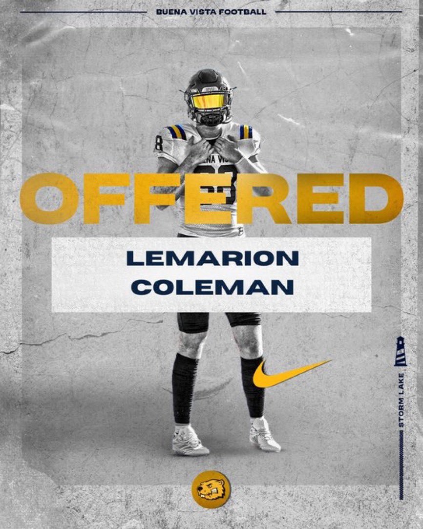 Lemarion Coleman (@lemarioncoleman) on Twitter photo #AGTG I’m blessed to receive another offer from <a href="/BVU_Football/">BVU Football</a> <a href="/CoachZoDavis/">Alonzo Davis</a> <a href="/whoisjordan_/">Jordan⚡️</a> <a href="/TrestanEbner/">T.Eb🎒</a> <a href="/CoachDaniels96/">Wayne Daniels</a> #AGTG I’m blessed to receive another offer from <a href="/BVU_Football/">BVU Football</a> <a href="/CoachZoDavis/">Alonzo Davis</a> <a href="/whoisjordan_/">Jordan⚡️</a> <a href="/TrestanEbner/">T.Eb🎒</a> <a href="/CoachDaniels96/">Wayne Daniels</a>