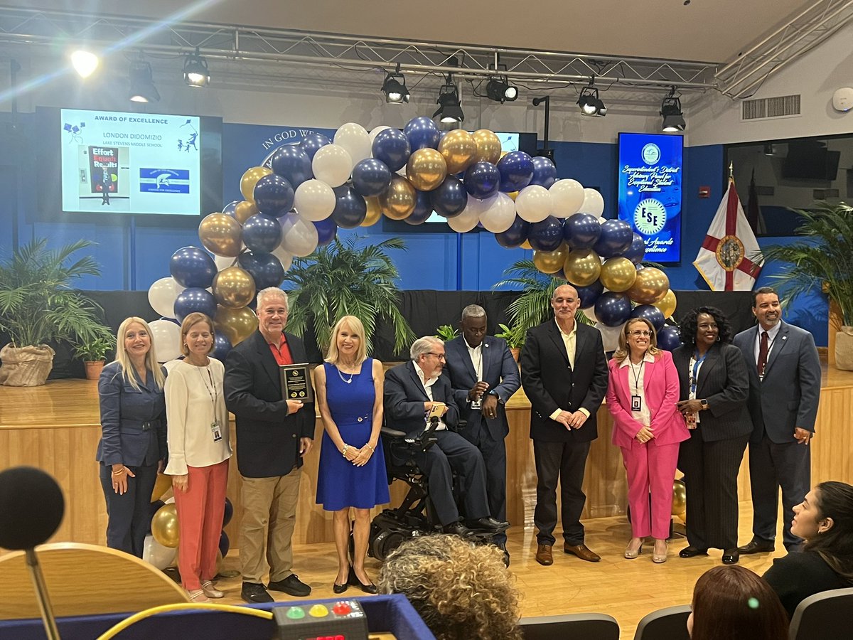 NMBHigh's tweet image. Today at the 18th Annual Superintendent’s District Advisory Panel for ESE Awards of Excellence, NMB received the BEST Award ever! Everyone fits in at Charger Nation!❤️💙🤍@AngieTorresDade @YeseniaAponte05 @MDCPSNorth @docstevegallon @SuptDotres @MDCPS
#YourBestChoiceMDCP