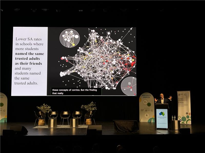 Life in Mind (@lifeinmindau) on Twitter photo Opening the final day of #NSPC25 with a fascinating international keynote from Professor <a href="/TonyPisani/">Tony Pisani</a>, exploring the network effect – discussing how building trusted networks can promote connection and wellbeing. Opening the final day of #NSPC25 with a fascinating international keynote from Professor <a href="/TonyPisani/">Tony Pisani</a>, exploring the network effect – discussing how building trusted networks can promote connection and wellbeing.